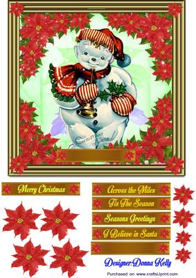 Christmas is Here Snowman
