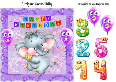 Purple Age Card