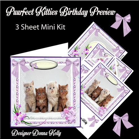 Puurfect Kitties Birthday Mini Kit