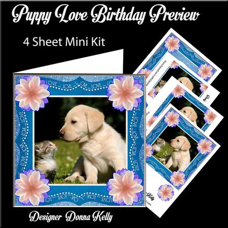 Puppy Love Birthday Mini Kit