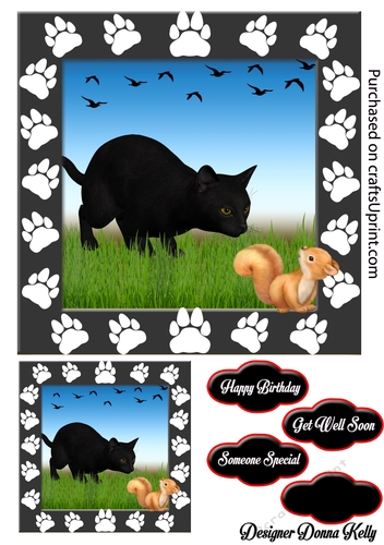Come Play With Me Birthday/ Get Well Soon Card