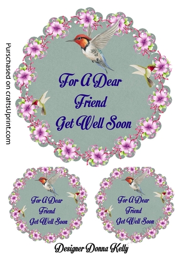 Floral Topper Get Well