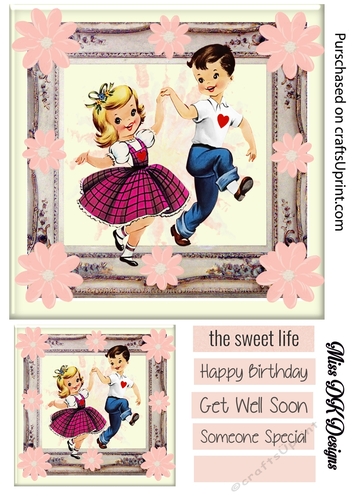 Vintage Children All Occasion Card