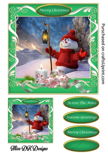 Family Christmas 9cardfront