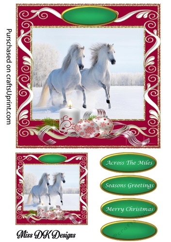 A Christmas gift card front 2