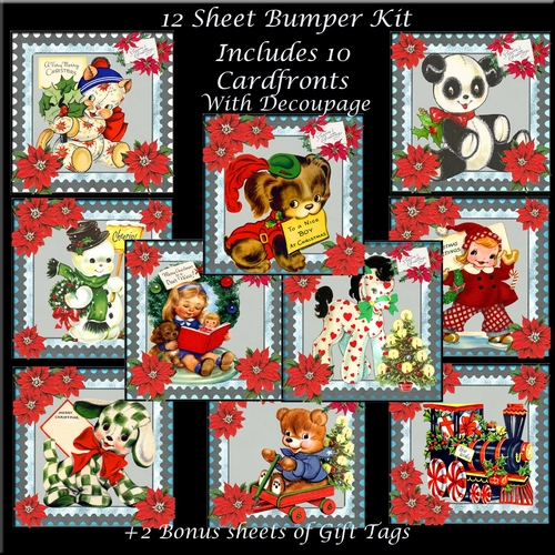 Vintage Characters Christmas Bumper Kit