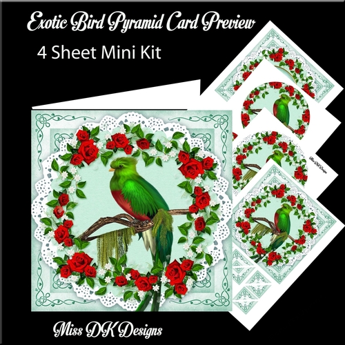 Exotic Bird Pyramid card front