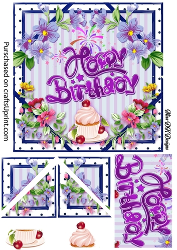 Happy Birthday Floral