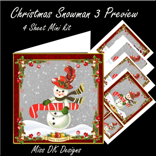 Christmas Snowman 3