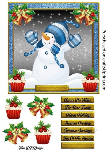 Cutie Snowman  12