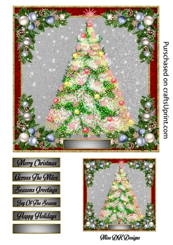 Elegant Silver & Gold & Pink Christmas