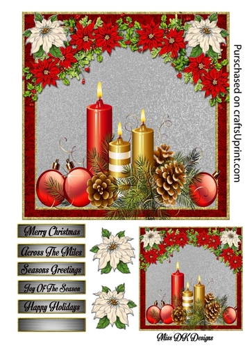Classy Christmas Candles 1