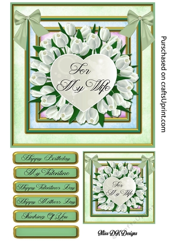 Romance Card For My Wife