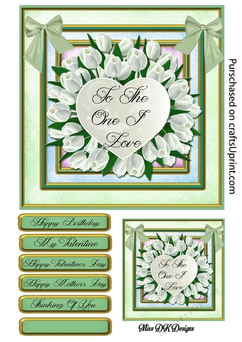 Romance Card To The One I Love