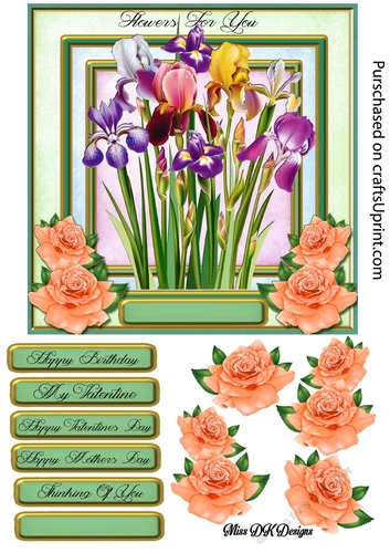 Flowers for You Card 