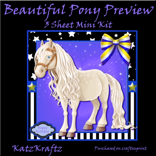 Beautiful Pony Mini Kit