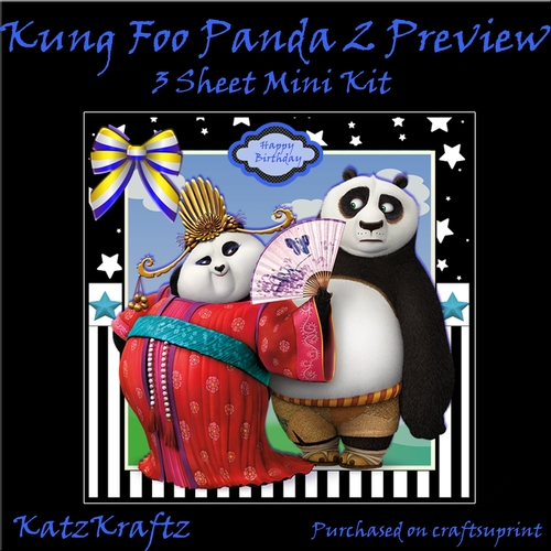 Kung Foo Panda 2 Birthday Mini Kit