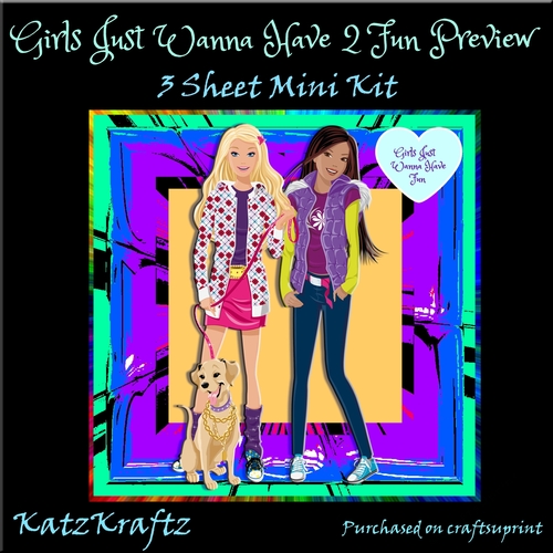 Girls Just Wanna Have Fun 2 Mini Kit