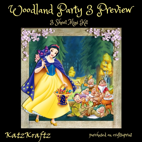 Woodland Party 3 Mini Kit