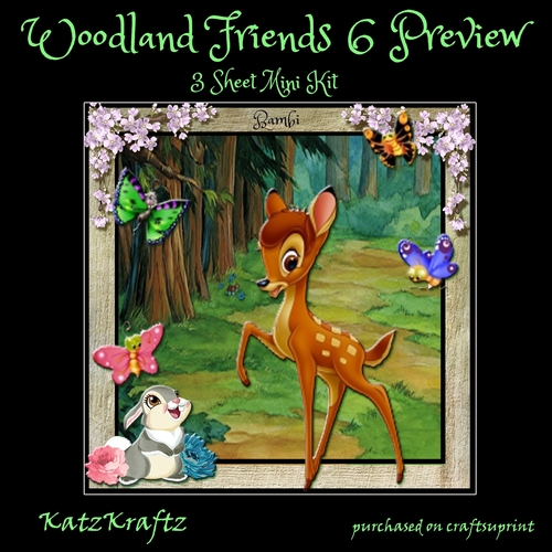 Woodland Friends 6 Mini Kit