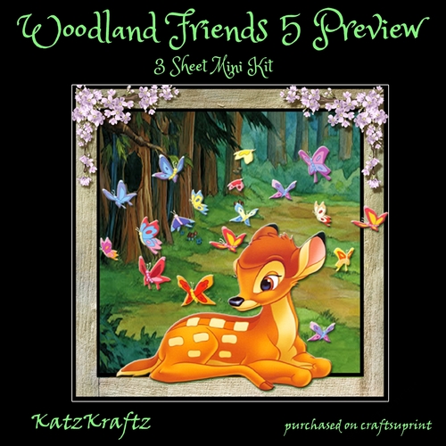 Woodland Friends 5 Mini Kit