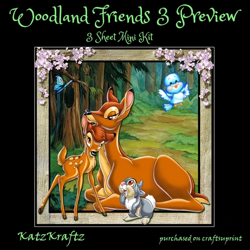 Woodland Friends 3 Mini Kit