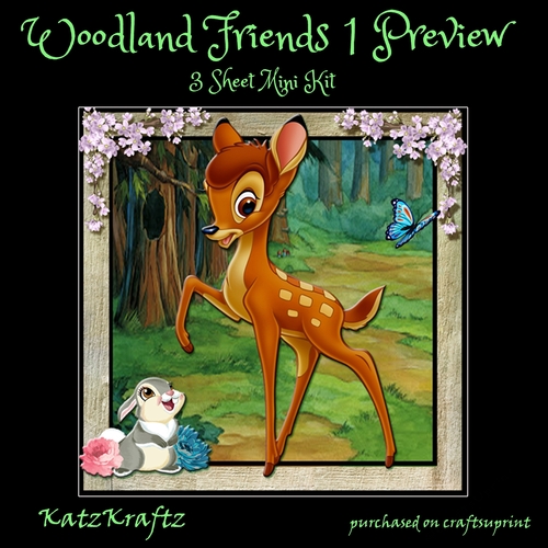 Woodland Friends 1 Mini Kit