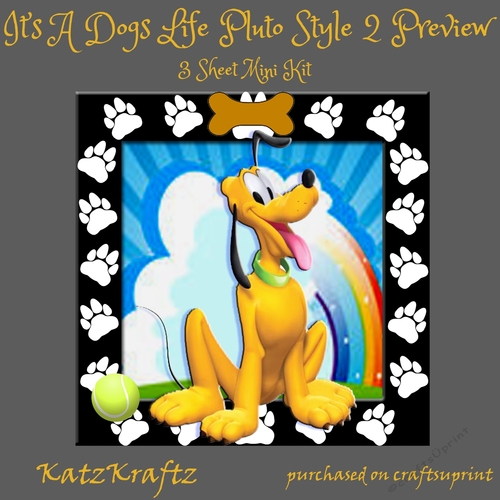 Its A Dogs Life Pluto Style 2 Mini Kit