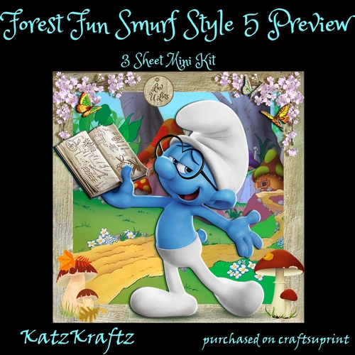 Forest Fun Smurf Style 5 Mini Kit