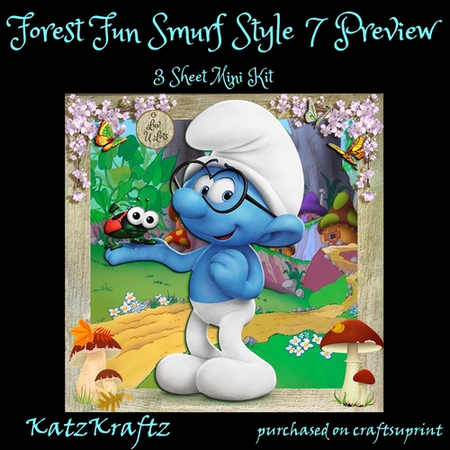 Forest Fun Smurf Style 7 Mini Kit