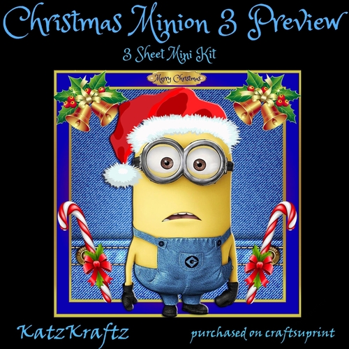 Christmas Minion 3 Mini Kit