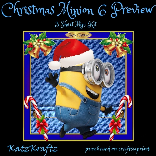 Christmas Minion 6 Mini Kit