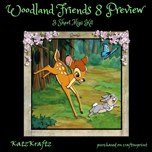 Woodland Friends 8 Mini Kit