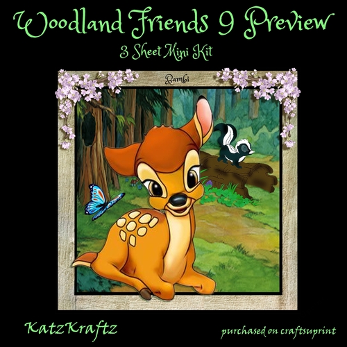 Woodland Friends 9 Mini Kit