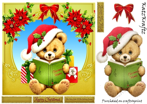 Christmas  Teddy 1