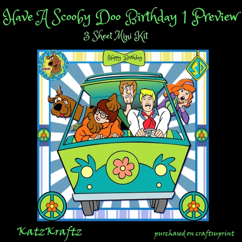 Have A Scooby Doo 1 Birthday Mini Kit
