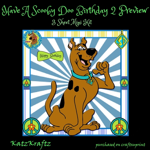 Have A Scooby Doo 2 Birthday Mini Kit