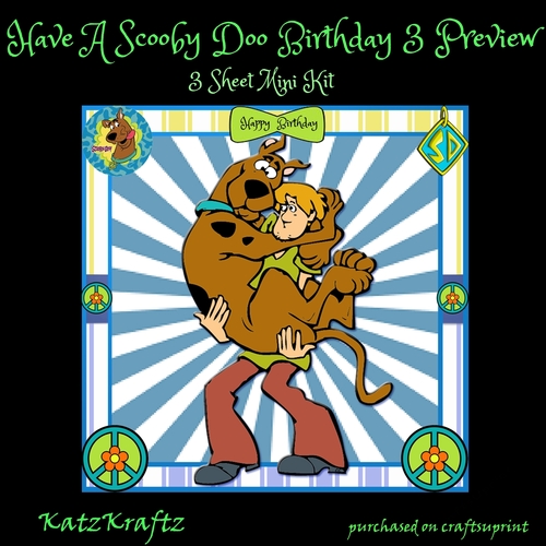 Have A Scooby Doo 3 Birthday Mini Kit