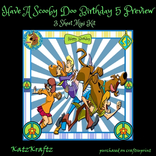 Have A Scooby Doo 5 Birthday Mini Kit