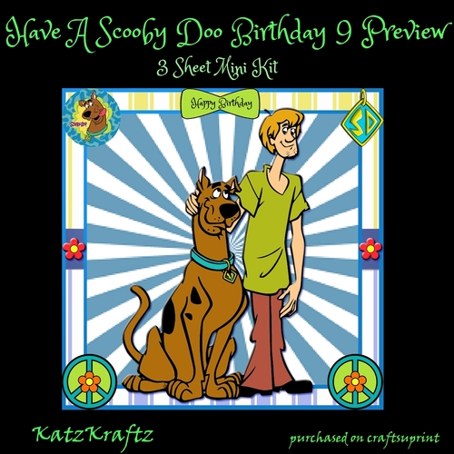 Have A Scooby Doo 9 Birthday Mini Kit