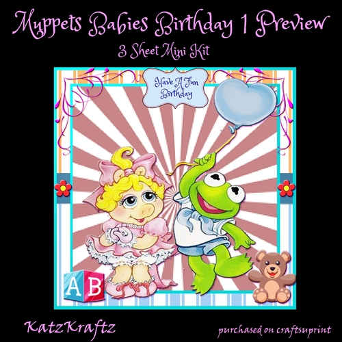 Muppets  Babies Birthday 1  Mini Kit