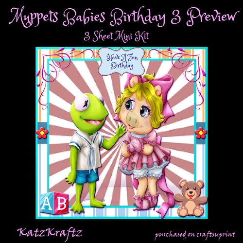 Muppets  Babies Birthday 3  Mini Kit