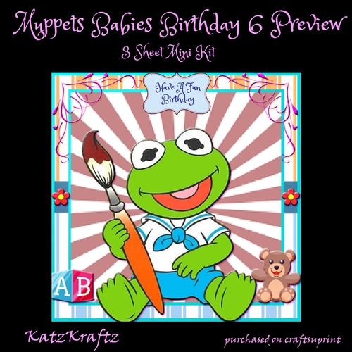 Muppets  Babies Birthday 6  Mini Kit