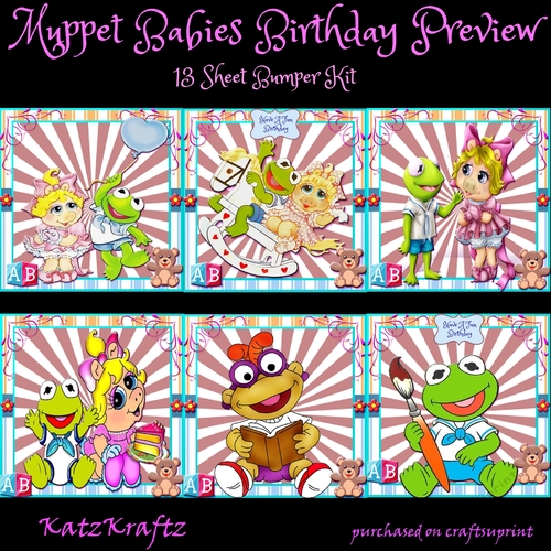 Muppets  Babies BirthdayBumper Kit