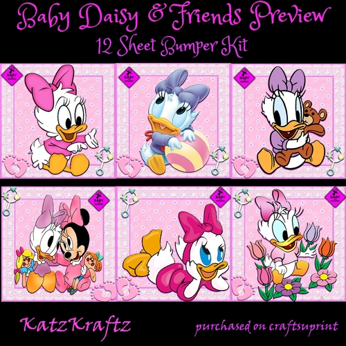 Baby Daisy & Friends Bumper Kit