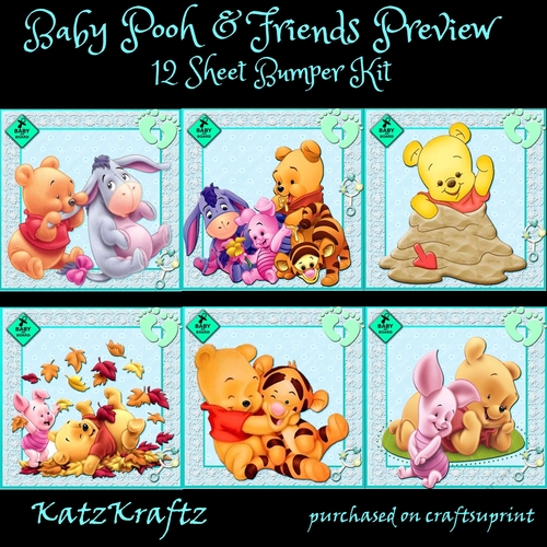 Baby Pooh & Friends Bumper Kit
