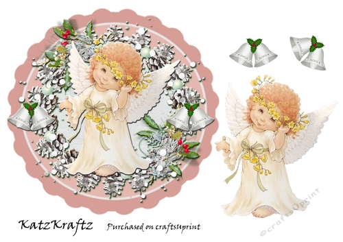 Sweet Angel Christmas Topper 1
