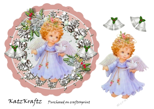 Sweet Angel Christmas Topper 2