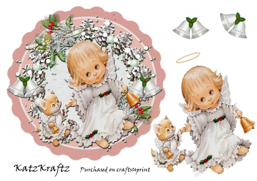 Sweet Angel Christmas Topper 4