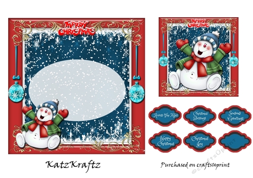 Fun With Snowmen Insert & Gift tag 5